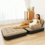 Надуваем фотьойл 5 в 1 SuperSofa – фотьойл, шезлонг, легло, диван, матрак, снимка 4