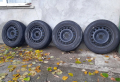 Зимни гуми Nokian 195/60/R15 DOT 4114 с джанти, снимка 1 - Гуми и джанти - 44810459