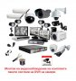 Монтаж на видеонаблюдение на комплекти пакети системи на DVR на камери за видеонаблюдение