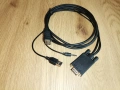 Кабел  HDMI към VGA, 3.5 мм жак и USB, 1.8 метра , снимка 1