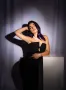 Стилна дамска черна рокля , снимка 7