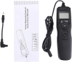Управление на затвора LYD RST-7002 LCD екран Time Lapse Intervalometer Shutter Release , снимка 5