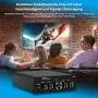 Стерео аудио усилвател Daakro, 600 W Bluetooth 5.0 мини Hi-Fi аудио усилвател, снимка 4