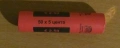 Банков фишек 50 бр. по 5 евроцента 2026 година - UNC, снимка 1