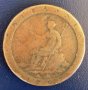 Монета Великобритания - 1 Пени 1797 г. Крал Джордж III, снимка 1