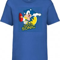 Детска тениска Sonic Super sonic 005,Соник,Игра,Изненада,Подарък,Празник,Повод, снимка 1 - Детски тениски и потници - 37434852