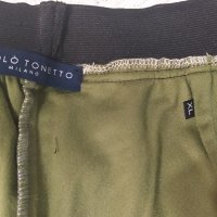 НОВ дамски панталон – Made in Italy, памучно кадифе, каки – ХL, снимка 6 - Панталони - 42726416