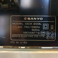 Усилвател Sanyo DCX 233L  В отлично техническо състояние, много добър външен вид., снимка 13 - Ресийвъри, усилватели, смесителни пултове - 37259542