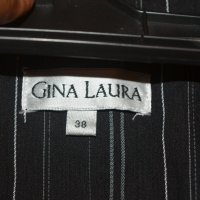 Дамско сако Gina Laura  - черно с бяло райе, снимка 3 - Сака - 35300677