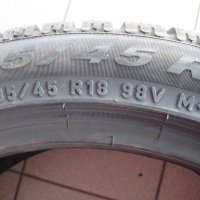 1бр. зимна гума 235/45/18 Pirelli, снимка 3 - Гуми и джанти - 42522210