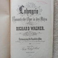 Richard Wagner Lohengrin, ed. Breitkopf & Hartel, Leiptzig, снимка 2 - Специализирана литература - 36545173