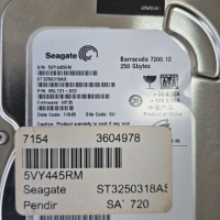 Твърд диск , Hard disk S-ATA 250 GB, снимка 1 - Твърди дискове - 44670481