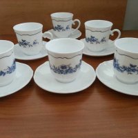  френски аркопал чаши за чай, снимка 1 - Антикварни и старинни предмети - 31644653