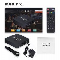 ТВ Бокс MXQ PRO Android 4K, снимка 2 - Приемници и антени - 30149536