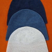 Летни памучни плетени шапки, снимка 1 - Шапки - 40029921