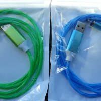 Продавам магнитни зарядни кабели за смартфони, снимка 1 - USB кабели - 35442574