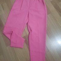 Розов циклама панталон с ръб, снимка 1 - Панталони - 44247531