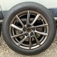 Алуминиеви джанти със зимни гуми Borbet 215/60/17 5x112 BMW X1 X2, снимка 3 - Гуми и джанти - 38093703