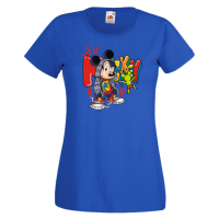 Дамска тениска Mickey Teenager Мини Маус,Микки Маус.Подарък,Изненада,, снимка 2 - Тениски - 36529685