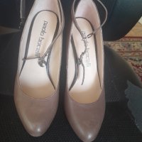 Като нови!Високи обувки 👡в кафяв цвят, снимка 3 - Дамски обувки на ток - 42310669