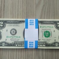 нови банкноти от 2 долара (2 USD), снимка 1 - Нумизматика и бонистика - 38264559