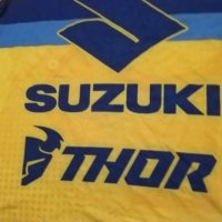 Suzuki akrapovic Thor маркова тениска мотори размер реален ХХЛ, снимка 3 - Други спортове - 42792594