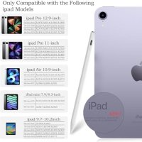 Нов Универсален Стилус за iPad Pro/Air/Mini - Бързо Зареждане, Съвместимост 2018-2023, снимка 2 - Друга електроника - 44207554
