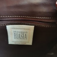Дамска чанта от естествена кожа Francesco Biasia , снимка 5 - Чанти - 30681065