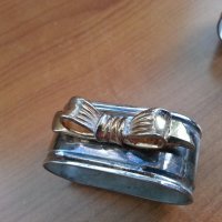 салфетници рингове пръстени за салфетки посребриени и позлатени , снимка 6 - Антикварни и старинни предмети - 39989780