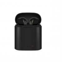 Безжични слушалки i7S с кутия за зареждане 950 mAH i7S Black Edition , черни, снимка 4 - Безжични слушалки - 31995361