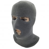 Зимна шапка маска - Gray Balaclava, снимка 1 - Шапки - 30397898