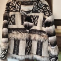 Уникално палто с качулка, UK 18, ново, снимка 3 - Палта, манта - 42663150