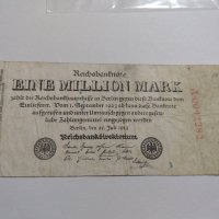 Райх банкнота - Германия - 1 Милион марки / 1923 година - 17869, снимка 1 - Нумизматика и бонистика - 31029602