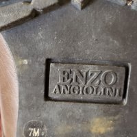Кафяви италиански боти естествена кожа Enco Angiolini, снимка 7 - Дамски боти - 38497676