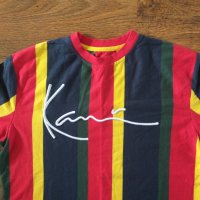 Karl Kani Signature Stripe T-Shirt - страхотна мъжка тениска , снимка 5 - Тениски - 40404673
