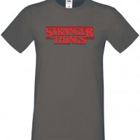 Мъжка тениска Stranger Things Logо,Филм,Сериал,, снимка 10 - Тениски - 37568267