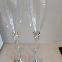 Сватбени чаши , снимка 2 - Сватбени аксесоари - 30705997
