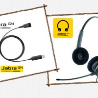 Слушалки Jabra GN2000 IP + Jabra Link 230 USB Adapter, снимка 1 - Друга електроника - 36283639