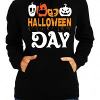 Дамски Суитчър/Суитшърт Halloween Day,Halloween,Хелоуин,Празник,Забавление,Изненада,, снимка 1 - Суичъри - 38167068