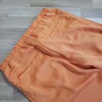 Спортен тънък Оранжев панталон с връзки Elisabetta Franchi, снимка 2 - Панталони - 34177302