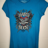 Hard Rock Cafe Paris, дамска тениска, S/М, снимка 1 - Тениски - 44671565