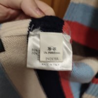 Продавам вносен италиански шал la Martina Made in italy, снимка 4 - Шалове - 44373378