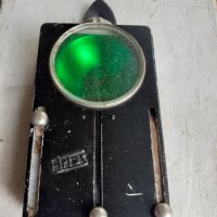Старо сигнално трицветно немско фенерче, снимка 2 - Антикварни и старинни предмети - 42598399