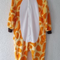 Гащеризон пижама жираф 7-8 години - НОВ, снимка 8 - Детски панталони и дънки - 42834686