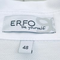 Красива бяла блуза/тениска ERFO BE YOURSELF Германия , снимка 2 - Тениски - 40636188