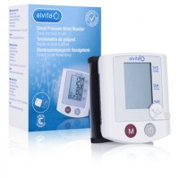 Апарат за измерване на кръвно налягане ALVITA за китка с голям дисплей НАЛИЧНО!!!, снимка 2 - Уреди за диагностика - 31313709