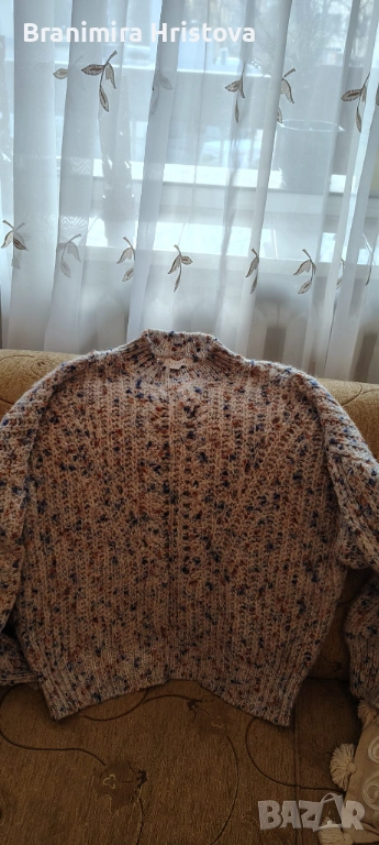 Комплект 5 плетива (пуловери/жилетки) в сиво-бежови тонове – Topshop, Betty Barclay (S/M, EUR 36–38), снимка 1