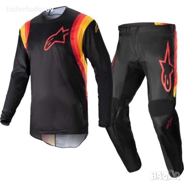 Промоция Мотокрос екип мотор ALPINESTARS FLUID CORSA,S,M,L,XL,XXL, снимка 1