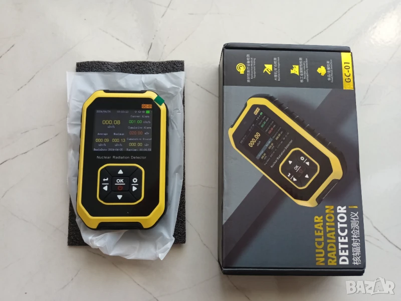 Гайгер мюлеров брояч, Geiger counter, гамафон, дозиметър, снимка 1