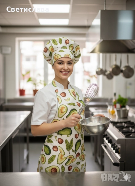 Престилка и шапка готвач, снимка 1